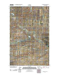 Hubert Hill SW Montana Historical topographic map, 1:24000 scale, 7.5 X 7.5 Minute, Year 2011