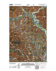 Huckleberry Mountain Montana Historical topographic map, 1:24000 scale, 7.5 X 7.5 Minute, Year 2011