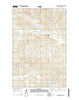 Hudiburgh Reservoir Montana Current topographic map, 1:24000 scale, 7.5 X 7.5 Minute, Year 2014