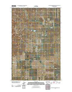 Hudiburgh Reservoir NW Montana Historical topographic map, 1:24000 scale, 7.5 X 7.5 Minute, Year 2011