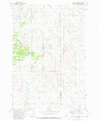 Humbolt Hills Montana Historical topographic map, 1:24000 scale, 7.5 X 7.5 Minute, Year 1980