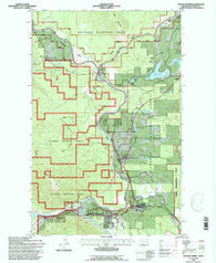 Hungry Horse Montana Historical topographic map, 1:24000 scale, 7.5 X 7.5 Minute, Year 1994