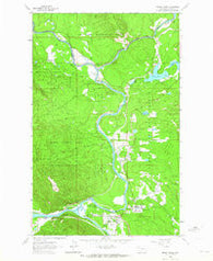 Hungry Horse Montana Historical topographic map, 1:24000 scale, 7.5 X 7.5 Minute, Year 1962