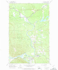 Hungry Horse Montana Historical topographic map, 1:24000 scale, 7.5 X 7.5 Minute, Year 1962