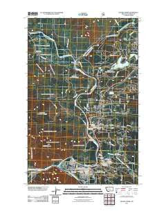Hungry Horse Montana Historical topographic map, 1:24000 scale, 7.5 X 7.5 Minute, Year 2011