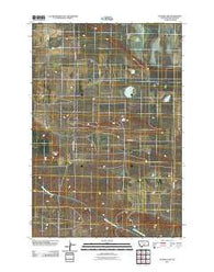 Hunter Lake Montana Historical topographic map, 1:24000 scale, 7.5 X 7.5 Minute, Year 2011