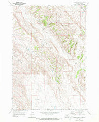 Hunters Creek Montana Historical topographic map, 1:24000 scale, 7.5 X 7.5 Minute, Year 1969
