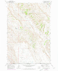 Hunters Creek Montana Historical topographic map, 1:24000 scale, 7.5 X 7.5 Minute, Year 1969