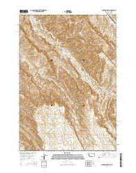 Hunters Creek Montana Current topographic map, 1:24000 scale, 7.5 X 7.5 Minute, Year 2014