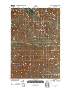 Hunters Hot Springs Montana Historical topographic map, 1:24000 scale, 7.5 X 7.5 Minute, Year 2011