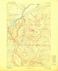 Huntley Montana Historical topographic map, 1:125000 scale, 30 X 30 Minute, Year 1893