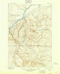 Huntley Montana Historical topographic map, 1:125000 scale, 30 X 30 Minute, Year 1893