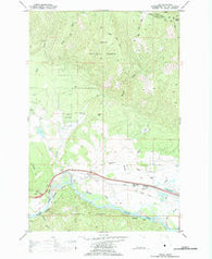 Huson Montana Historical topographic map, 1:24000 scale, 7.5 X 7.5 Minute, Year 1988