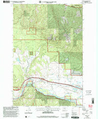 Huson Montana Historical topographic map, 1:24000 scale, 7.5 X 7.5 Minute, Year 1999