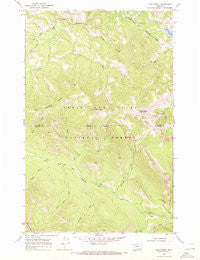 Hyde Creek Montana Historical topographic map, 1:24000 scale, 7.5 X 7.5 Minute, Year 1968
