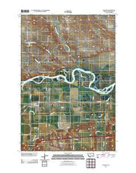 Hysham Montana Historical topographic map, 1:24000 scale, 7.5 X 7.5 Minute, Year 2011