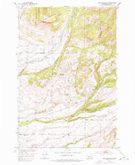 Ibex Mountain Montana Historical topographic map, 1:24000 scale, 7.5 X 7.5 Minute, Year 1951