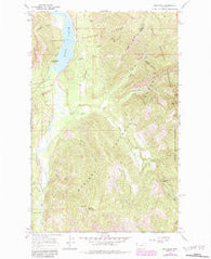 Ibex Peak Montana Historical topographic map, 1:24000 scale, 7.5 X 7.5 Minute, Year 1966