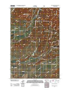 Ibex Mountain Montana Historical topographic map, 1:24000 scale, 7.5 X 7.5 Minute, Year 2011
