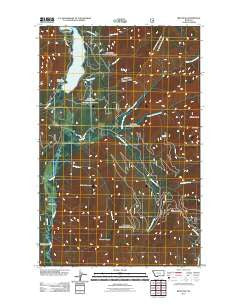 Ibex Peak Montana Historical topographic map, 1:24000 scale, 7.5 X 7.5 Minute, Year 2011
