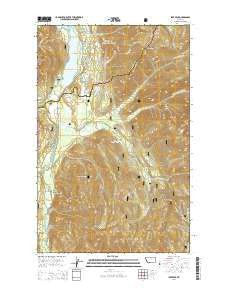 Ibex Peak Montana Current topographic map, 1:24000 scale, 7.5 X 7.5 Minute, Year 2014