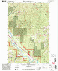 Idaho Gulch Montana Historical topographic map, 1:24000 scale, 7.5 X 7.5 Minute, Year 1999