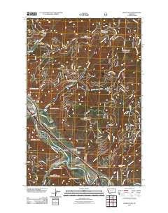 Idaho Gulch Montana Historical topographic map, 1:24000 scale, 7.5 X 7.5 Minute, Year 2011