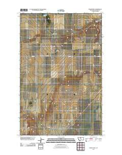 Ihmsen Well Montana Historical topographic map, 1:24000 scale, 7.5 X 7.5 Minute, Year 2011