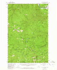 Illnois Peak Montana Historical topographic map, 1:62500 scale, 15 X 15 Minute, Year 1957