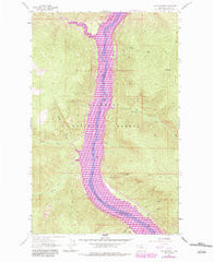 Inch Mountain Montana Historical topographic map, 1:24000 scale, 7.5 X 7.5 Minute, Year 1963