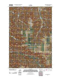 Indian Arrow Montana Historical topographic map, 1:24000 scale, 7.5 X 7.5 Minute, Year 2011