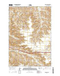 Indian Arrow Montana Current topographic map, 1:24000 scale, 7.5 X 7.5 Minute, Year 2014