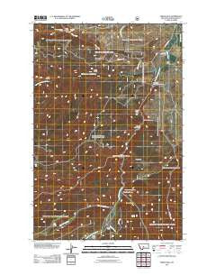 Indian Hill Montana Historical topographic map, 1:24000 scale, 7.5 X 7.5 Minute, Year 2011