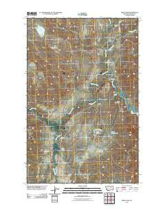 Indian Lake Montana Historical topographic map, 1:24000 scale, 7.5 X 7.5 Minute, Year 2011