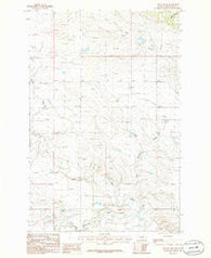 Ingals Dam Montana Historical topographic map, 1:24000 scale, 7.5 X 7.5 Minute, Year 1986
