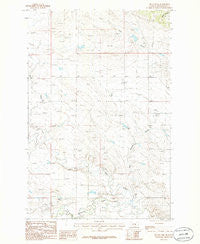 Ingals Dam Montana Historical topographic map, 1:24000 scale, 7.5 X 7.5 Minute, Year 1986