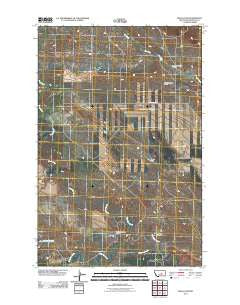 Ingals Dam Montana Historical topographic map, 1:24000 scale, 7.5 X 7.5 Minute, Year 2011