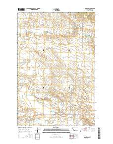 Ingals Dam Montana Current topographic map, 1:24000 scale, 7.5 X 7.5 Minute, Year 2014
