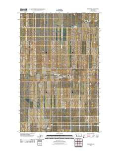 Inverness Montana Historical topographic map, 1:24000 scale, 7.5 X 7.5 Minute, Year 2011