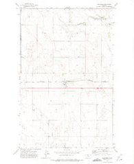 Inverness Montana Historical topographic map, 1:24000 scale, 7.5 X 7.5 Minute, Year 1972