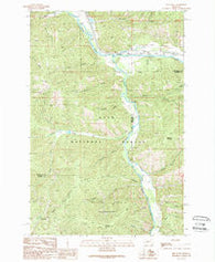 Iris Point Montana Historical topographic map, 1:24000 scale, 7.5 X 7.5 Minute, Year 1989