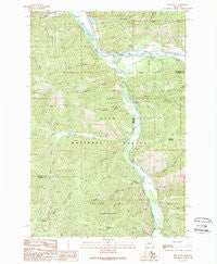 Iris Point Montana Historical topographic map, 1:24000 scale, 7.5 X 7.5 Minute, Year 1989