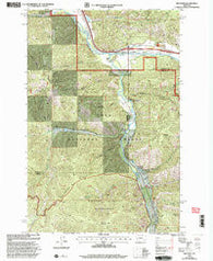 Iris Point Montana Historical topographic map, 1:24000 scale, 7.5 X 7.5 Minute, Year 1999