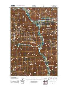 Iris Point Montana Historical topographic map, 1:24000 scale, 7.5 X 7.5 Minute, Year 2011
