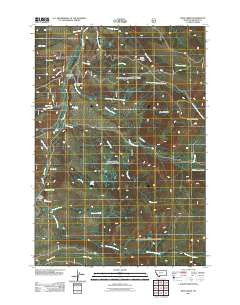 Iron Creek Montana Historical topographic map, 1:24000 scale, 7.5 X 7.5 Minute, Year 2011