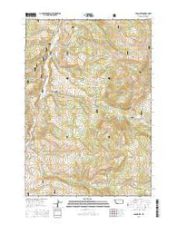 Iron Creek Montana Current topographic map, 1:24000 scale, 7.5 X 7.5 Minute, Year 2014