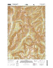Iron Mountain Montana Current topographic map, 1:24000 scale, 7.5 X 7.5 Minute, Year 2014