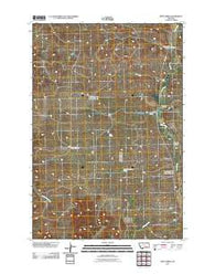 Iron Spring Montana Historical topographic map, 1:24000 scale, 7.5 X 7.5 Minute, Year 2011