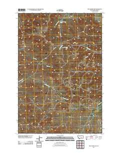 Iron Spring SW Montana Historical topographic map, 1:24000 scale, 7.5 X 7.5 Minute, Year 2011