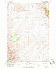 Island Butte Montana Historical topographic map, 1:24000 scale, 7.5 X 7.5 Minute, Year 1965